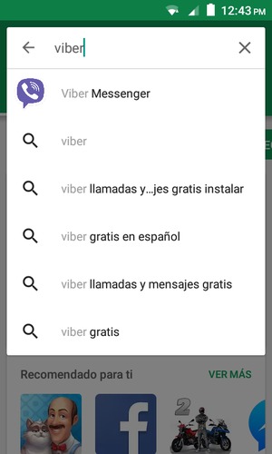 Introduzca el nombre de la aplicación y seleccione Buscar