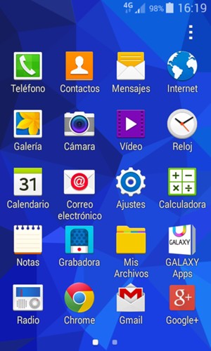 Seleccione Ajustes
