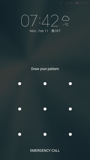 Your phone is now secure with a screen lock