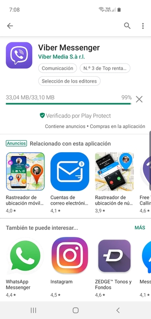 Espere a que el proceso de instalación finalice