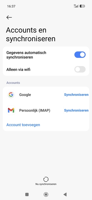 Selecteer Google
