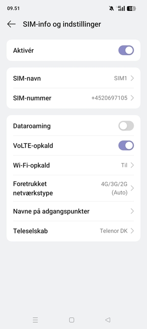 Vælg Navne på adgangspunkter
