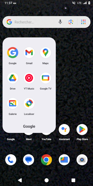 Sélectionnez Gmail