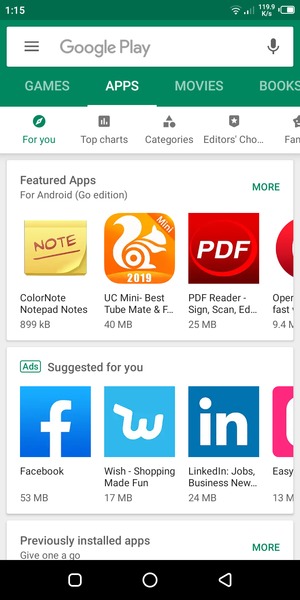 Select the Search bar