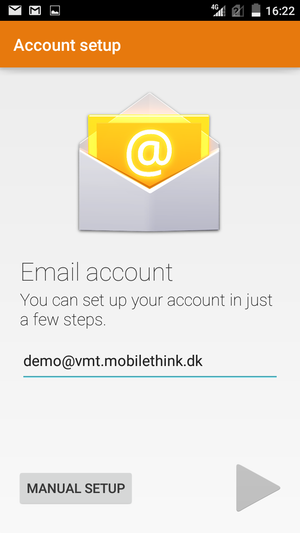 Enter your Email address and select Next