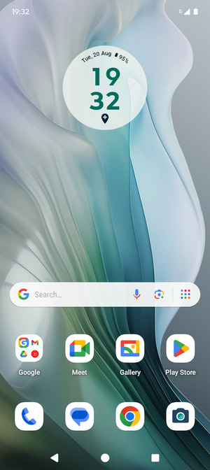 Swipe up