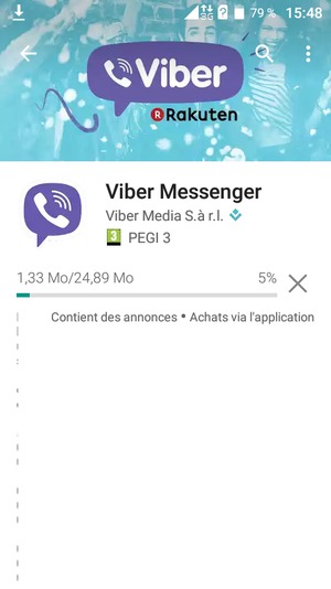 Veuillez attendre la fin de la procédure d'installation