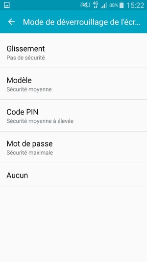 Sélectionnez Modèle