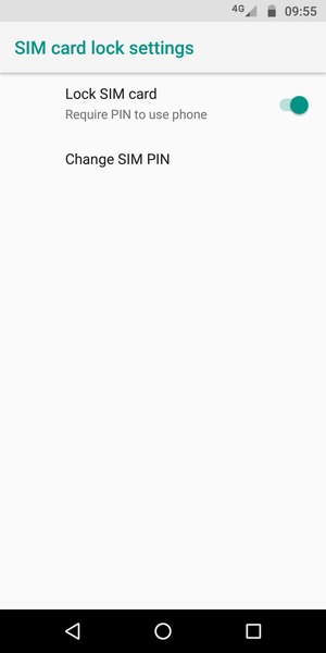 Select Change SIM PIN
