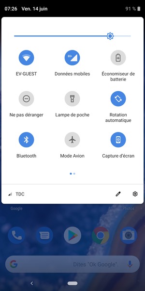 Désactiver le Wi-Fi et le Bluetooth