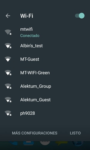Desactive Wi-Fi