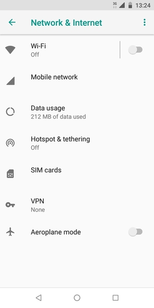 Select Wi-Fi