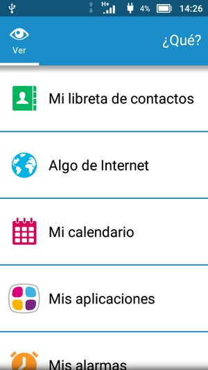 Desplácese y seleccione Mi libreta de contactos