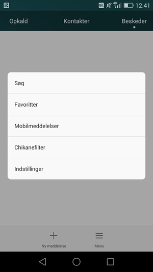 Vælg Indstillinger