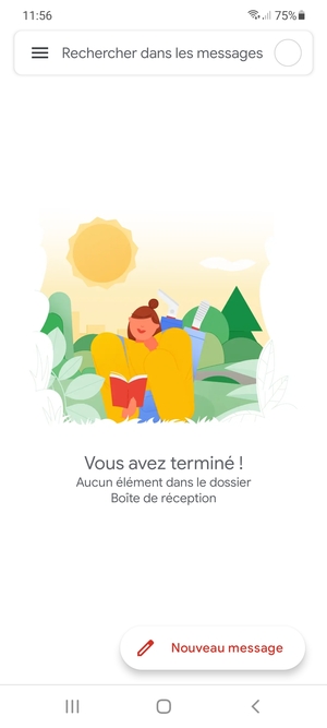 Votre messagerie Gmail est prête à l'emploi