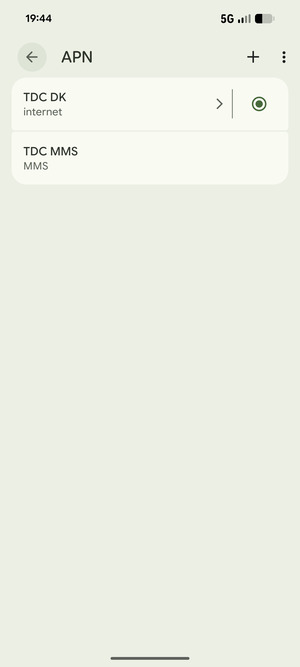 Sélectionnez le bouton du Menu