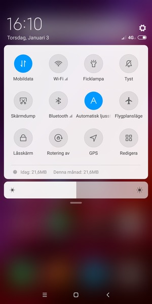 Tryck på Inställningar-knappen