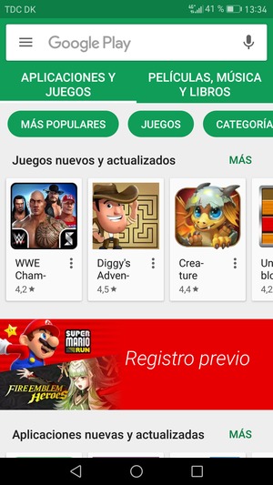 Seleccione la barra de Búsqueda
