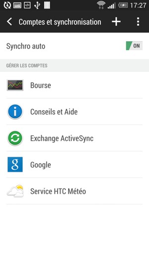 Sélectionnez Google