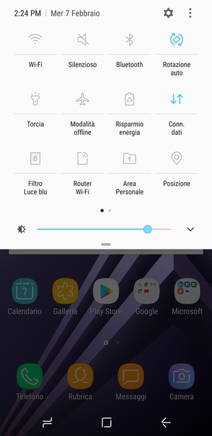 Seleziona Silenzioso per passare nuovamente alla modalità con suono