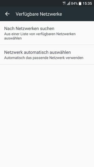 Wählen Sie Nach Netzwerken suchen
