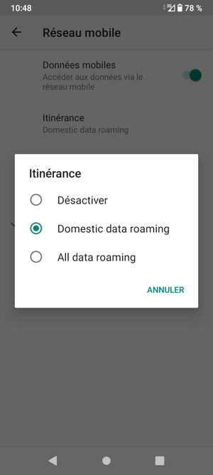 Sélectionnez votre option préférée