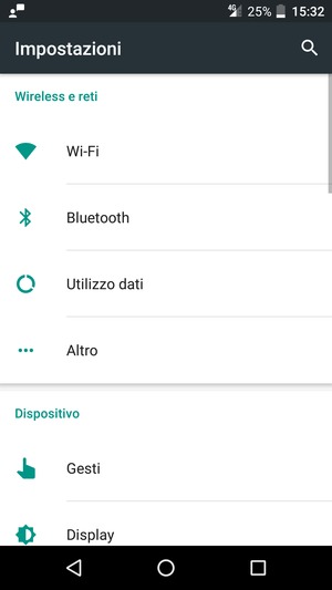 Seleziona Altro