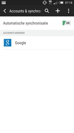 Selecteer Google