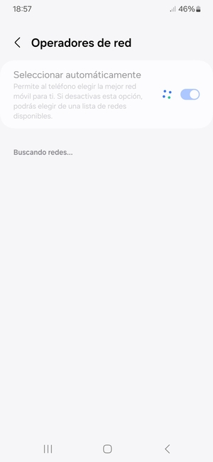 Espere a que la búsqueda termine