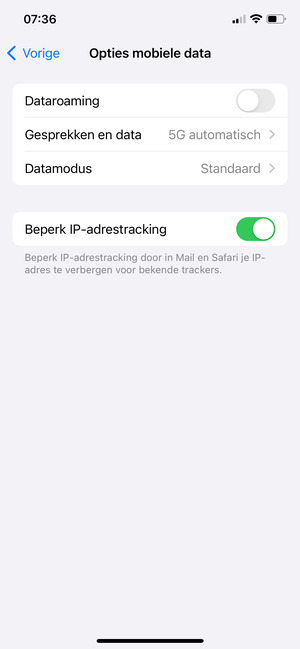 Selecteer Gesprekken en data