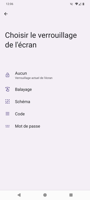 Sélectionnez Schéma