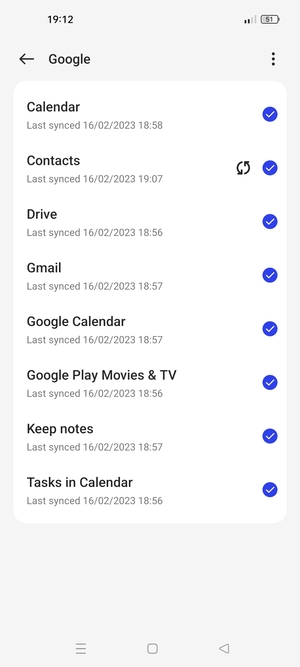 Select the Menu button