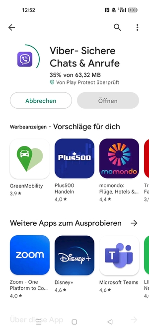 Warten Sie, bis der Installationsprozess  beendet ist