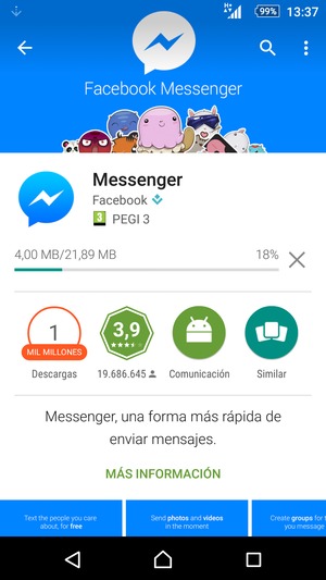 Espere a que el proceso de instalación finalice