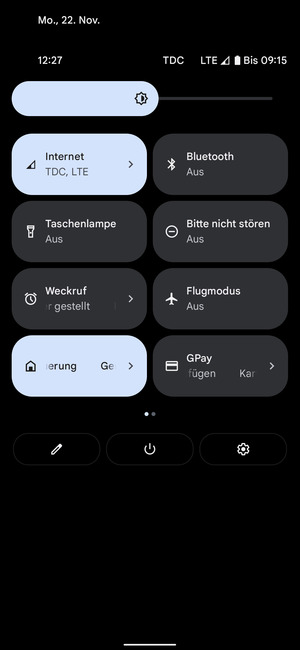 Streifen Sie nach links