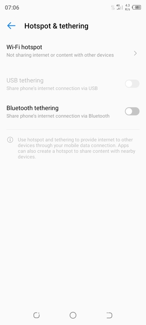 Select Wi-Fi hotspot