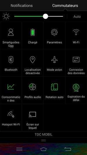 Sélectionnez Auto