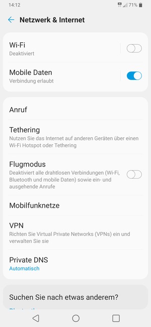 Wählen Sie Wi-Fi