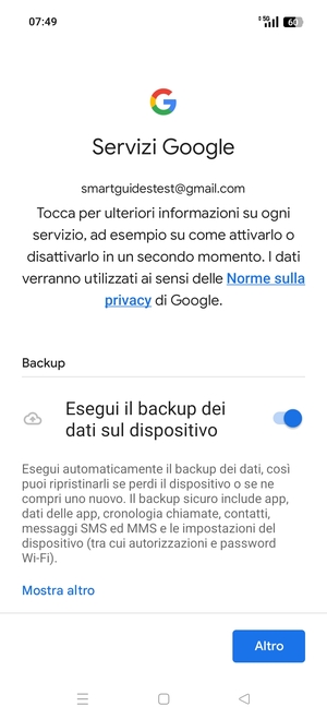 Seleziona Altro