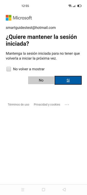 Seleccione la opción deseada