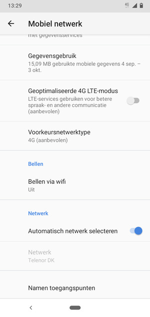Scroll naar en selecteer Namen toegangspunten