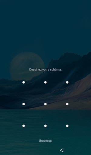 Votre tablette est maintenant sécurisée par un écran de verrouillage