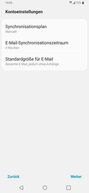 Wählen Sie Weiter