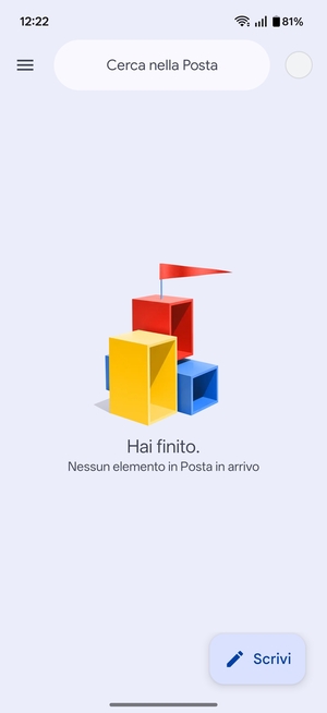 Il tuo account è pronto per l'uso