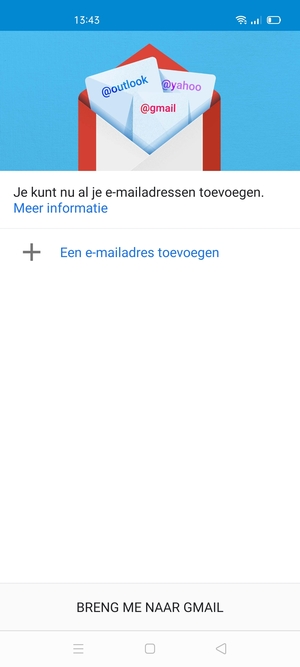Selecteer Een e-mailadres toevoegen