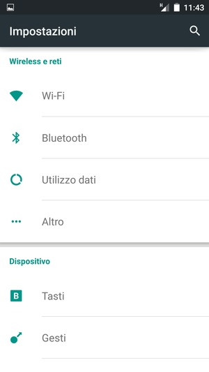 Seleziona Altro