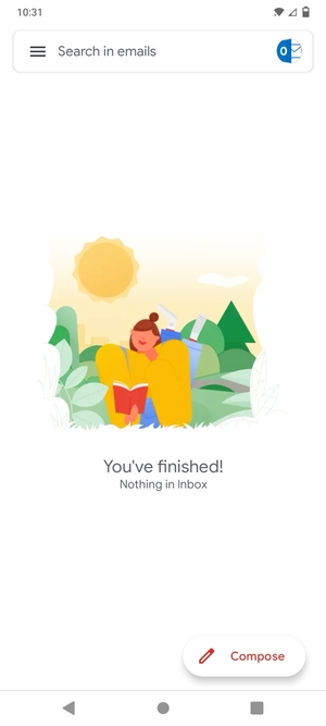 Your Hotmail is ready to use