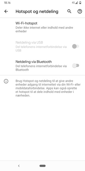 Vælg Wi-Fi-hotspot