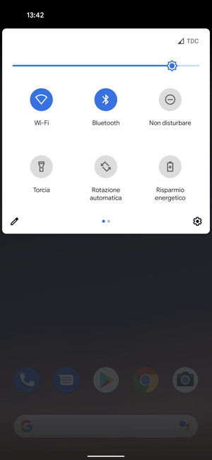 Disattiva Wi-Fi e Bluetooth