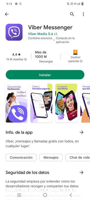 Seleccione Instalar